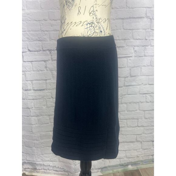 CAbi Navy Blue Pencil Skirt Style # 290 Women Medium - Picture 3 of 3